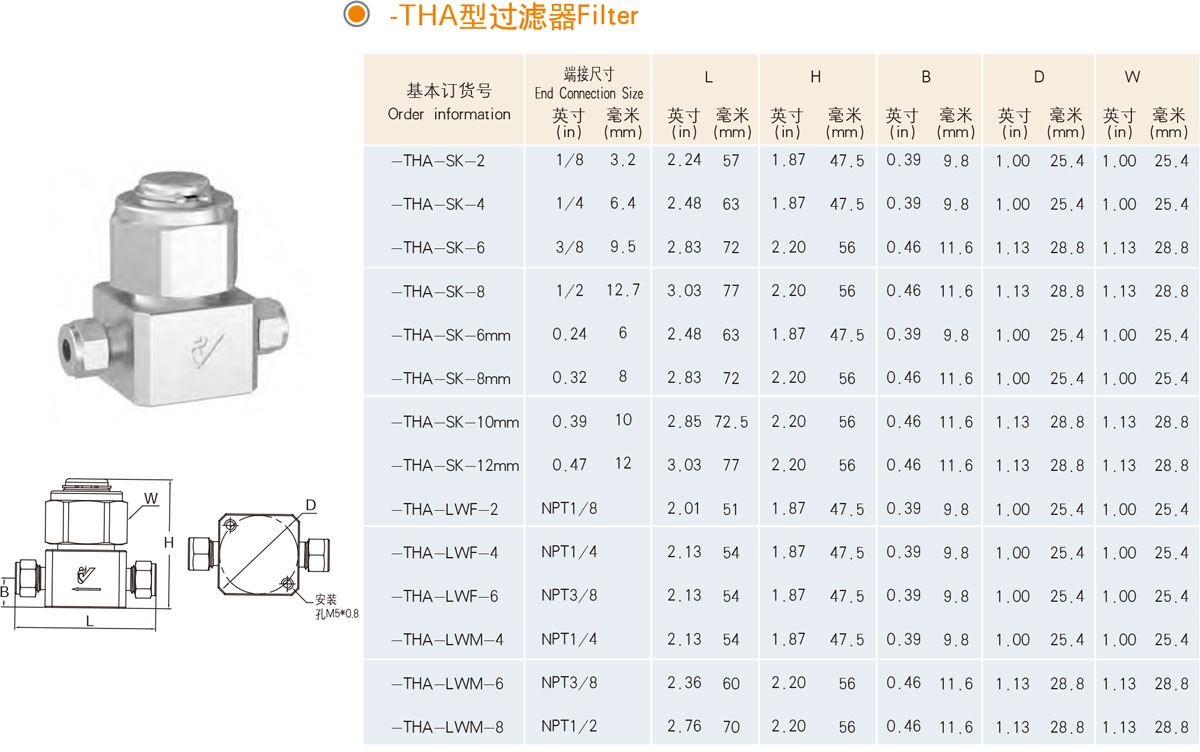 XYF-THA型過(guò)濾器